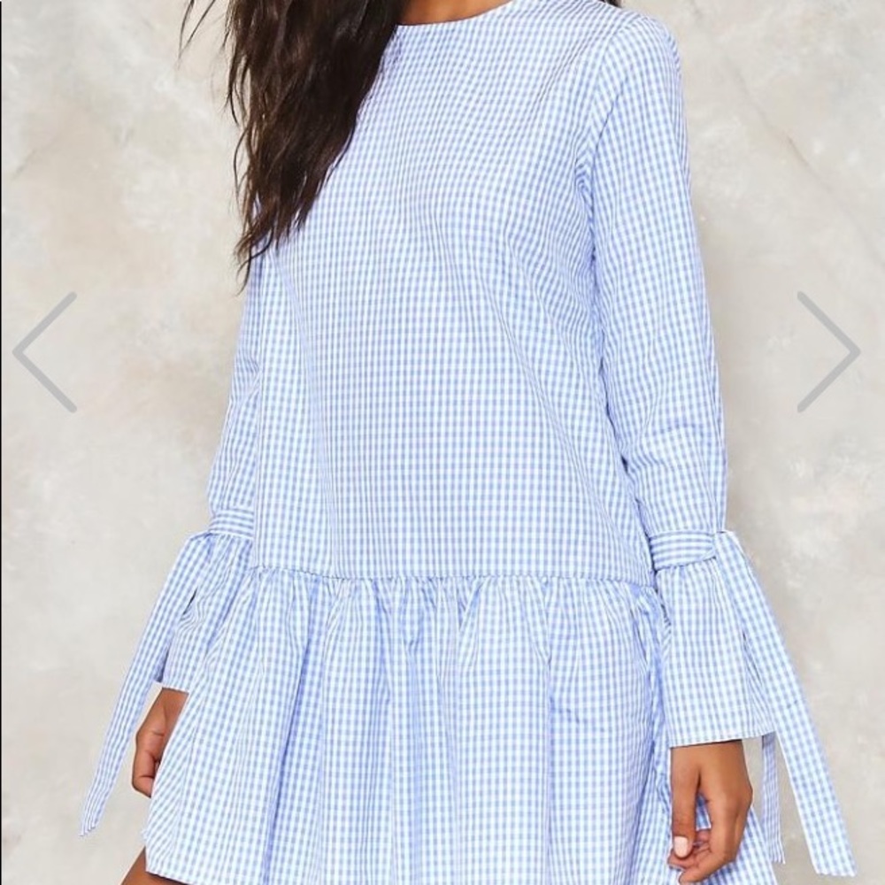Nasty gal gingham dress